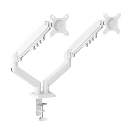 SUPPORT.MONITOR 2 BRACCI TOP BIANCO