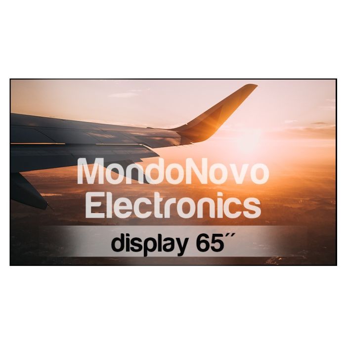 Monitor de escaparate de alto brillo de 65"