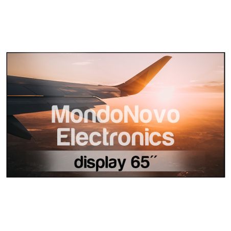 Monitor de escaparate de alto brillo de 65"