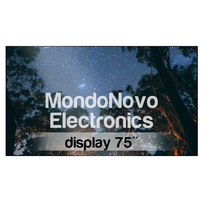 Monitor 75” da Vetrina ad Alta Luminosità