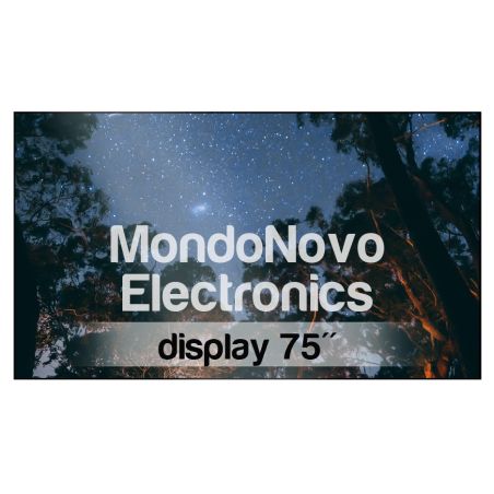 Monitor 75” da Vetrina ad Alta Luminosità