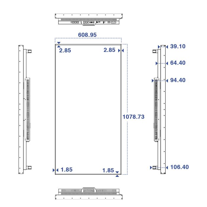 Monitor 49” da Vetrina ad Alta Luminosità