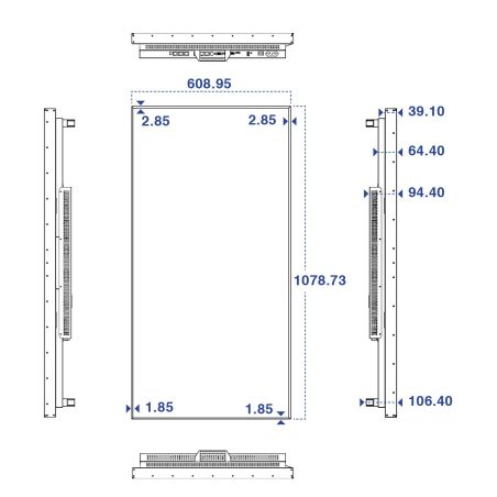 Monitor 49” da Vetrina ad Alta Luminosità