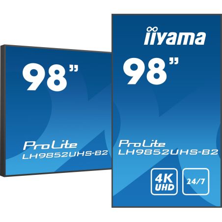 Pantalla de señalización digital profesional de 98"