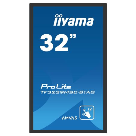 iiyama 32" - Monitor profesional con pantalla táctil, 24 horas al día, 7 días a la semana
