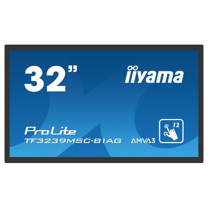 iiyama 32" - Monitor profesional con pantalla táctil, 24 horas al día, 7 días a la semana