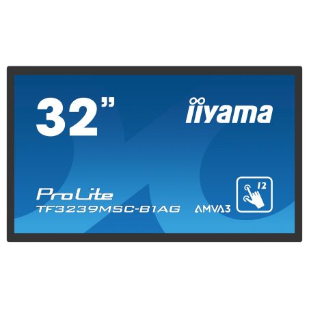 iiyama 32" - Monitor profesional con pantalla táctil, 24 horas al día, 7 días a la semana