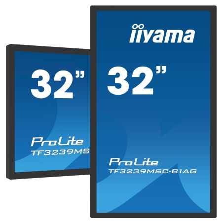 iiyama 32" - Monitor profesional con pantalla táctil, 24 horas al día, 7 días a la semana