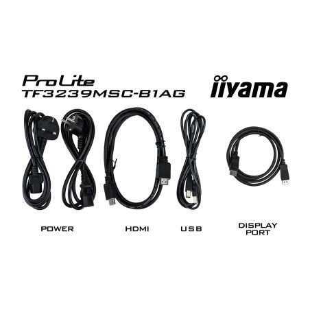 iiyama 32" - Monitor profesional con pantalla táctil, 24 horas al día, 7 días a la semana