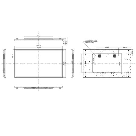 iiyama 55" - Monitor Profesional con Pantalla Táctil, 24/7