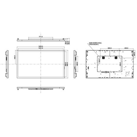 iiyama 65" - Monitor Touchscreen Professionale, 24/7