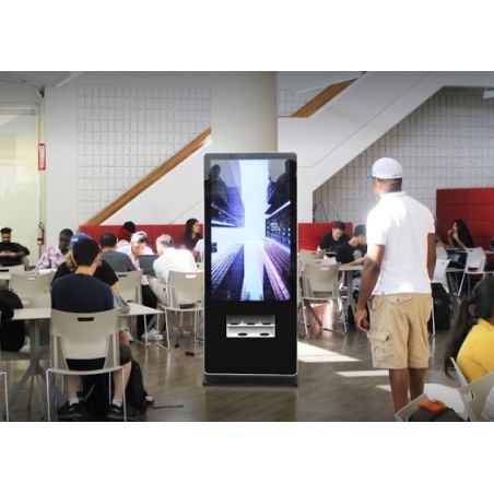 Multimedia Totem Touch Screen Display 55" with 3 wireless stations and 5 USB for charging