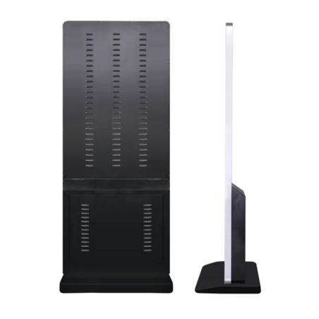 55" display advertising totem + 3 wireless cell phone charging stations + 5 usb