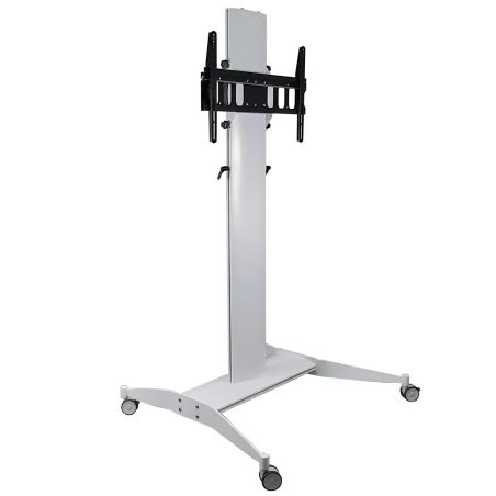 Slide Maxi Carrello, supporto monitor da terra, bianco