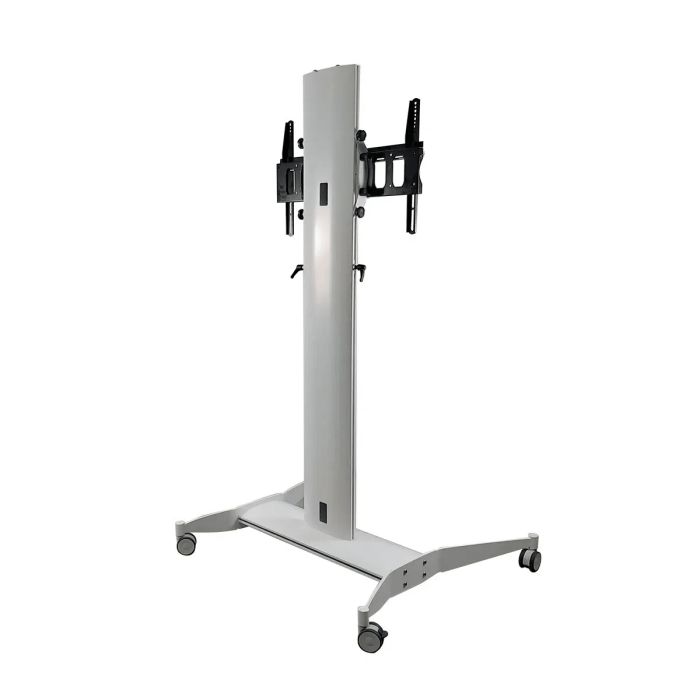 Slide Maxi Carrello, supporto monitor da terra, bianco