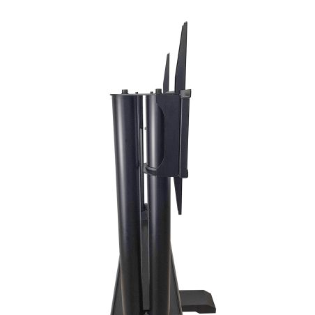 SCENARIO PREMIUM, soporte profesional para dos monitores de suelo con ruedas