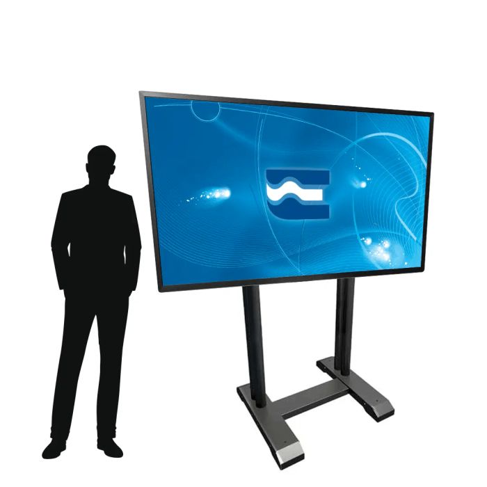 SCENARIO, soporte para monitor de suelo profesional con ruedas
