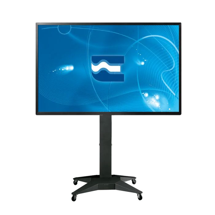 TOTEM, soporte para monitor de suelo, negro