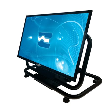 RADENTE, foldable LCD/Plasma screen floor stand, black