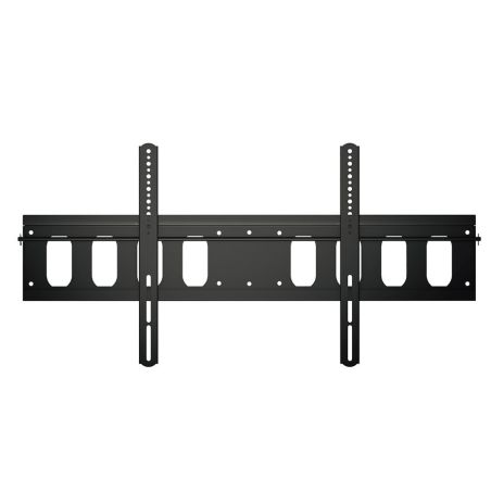 FIX L, flat panel wall mount, black painted, up to 50kg