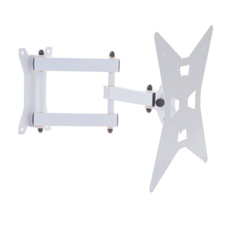 FLAGGY L, supporto braccio art. parete VESA 400×400, bianco
