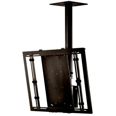 Universal Ceiling Monitor Mount, Tiltable, Black