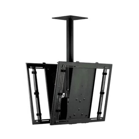 Universal ceiling bracket, 2 monitors, adjustable