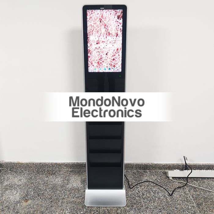 21.5" Multimedia Display Totem for Outdoor Spaces