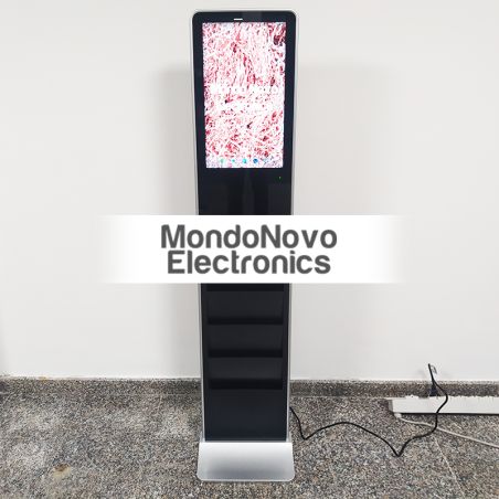 21.5" Multimedia Display Totem for Outdoor Spaces