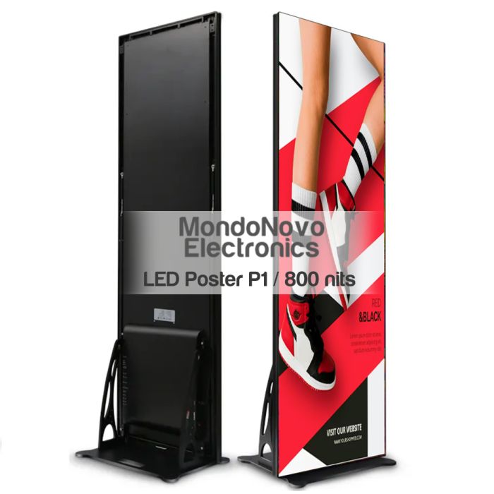 P1.83 LED poster - 800 nits indoor - digital poster for stores | MondoNovoShop