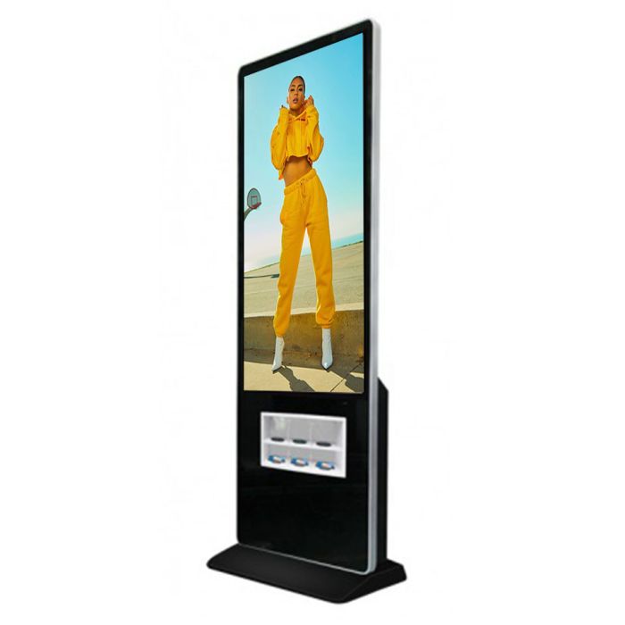 49" inches Totem Indoor with 3 wireless + 5 USB charging stations