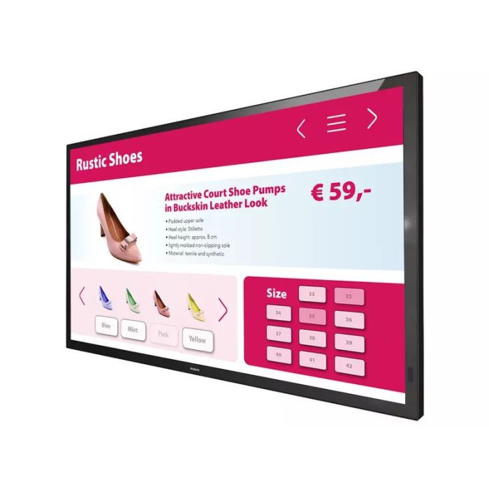PHILIPS T-Line / Pantalla táctil interactiva - 43" UHD