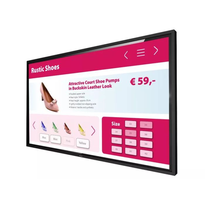 PHILIPS T-Line / Education Touch Screen Display - 55" UHD