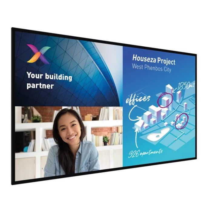 Display Touch Screen PHILIPS C-Line / Corporate - 86" UHD