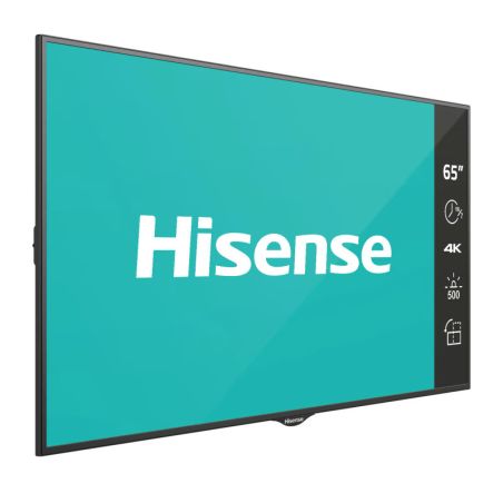 Hisense 65-inch 4K UHD Digital Signage Display - 18/7 Operation