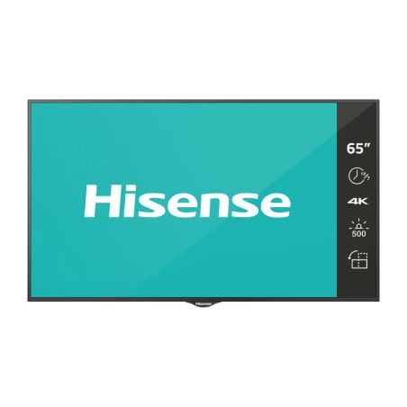 Hisense 65-inch 4K UHD Digital Signage Display - 18/7 Operation