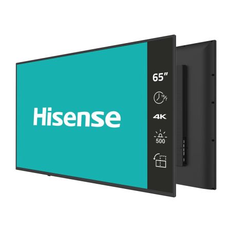 Hisense 65” 4K UHD Digital Signage Display - 18/7 Operation