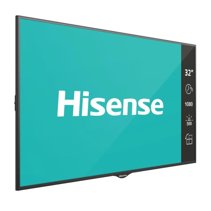 Hisense 32-inch Full HD Digital Signage Display - 24/7 Operation