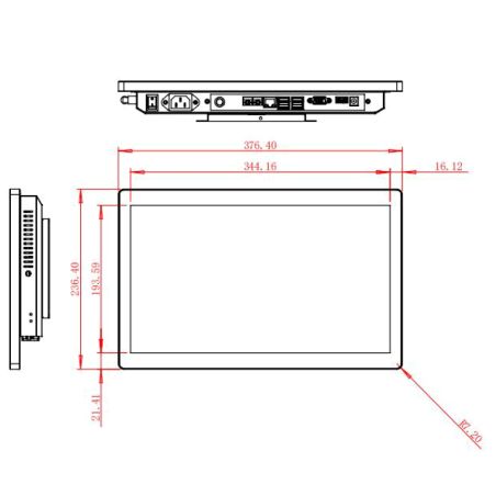 Tablet / Display 15,6" interattivo LCD  Touch Screen - Domotica