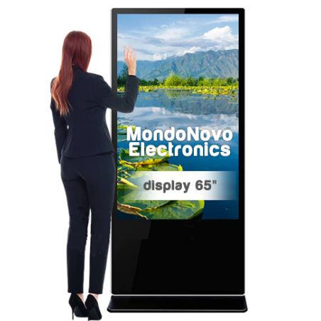 65" Touch Screen Multimedia Totem for Indoors