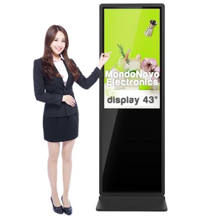 Tótem Multimedia con Pantalla Táctil de 43" para interiores