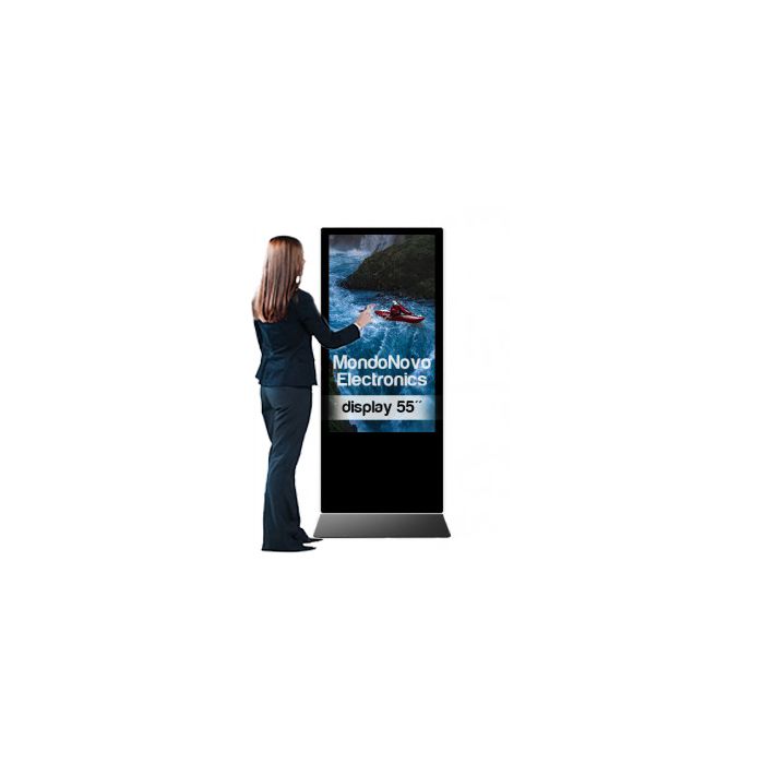 Pantalla Táctil Multimedia Totem 55" para interiores