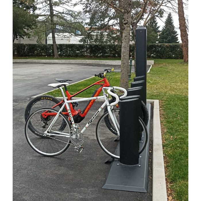 Aparcamiento Modular Inteligente + para Bicicletas y e-Bikes con Carga, Mantenimiento y Videovigilancia
