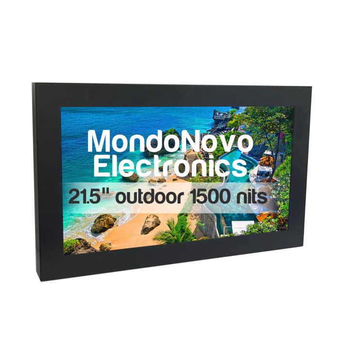21.5" IR Touch Screen Outdoor Interactive Display - IP67 - 1500 cd/m2