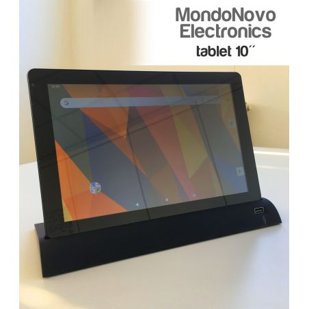 Tablet POE 10.1" Android 9 Docking Station Rugged per Domotica