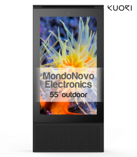 55" Kuori R4 UHD Outdoor Multimedia Totem - outdoor