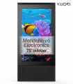 75" Totem Multimediale Kuori R4 UHD da Esterno - outdoor