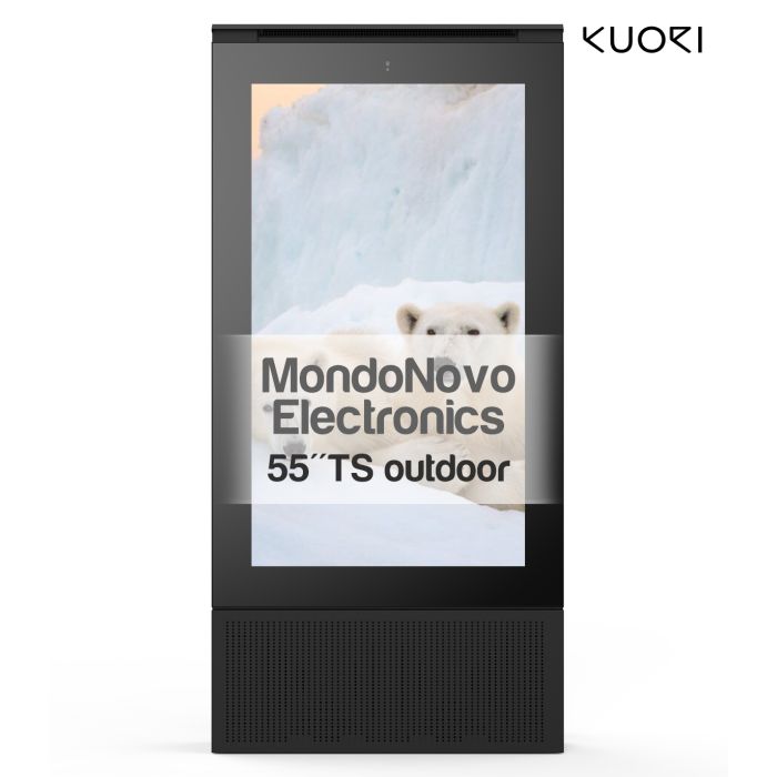 55" Kuori R4 UHD Outdoor Interactive Totem - outdoor