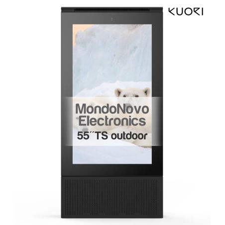 55" Kuori R4 UHD Outdoor Interactive Totem - outdoor