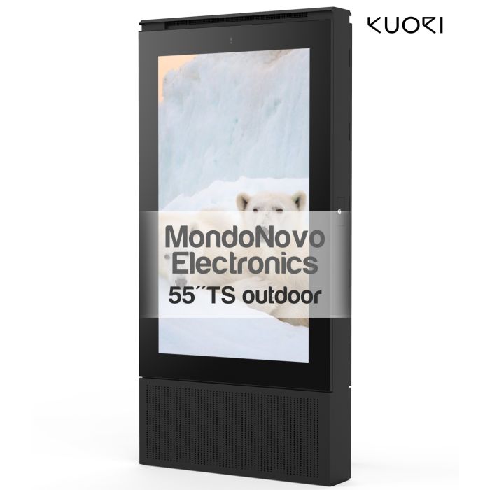 55" Kuori R4 UHD Outdoor Interactive Totem - outdoor